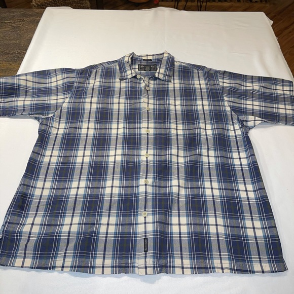 Abercrombie & Fitch Vintage “big shirt” Short sleeve button down shirt XL‎ - Picture 1 of 9